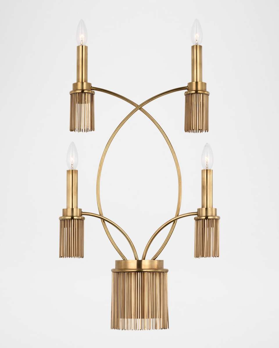 Sutton 30" 4-Light Wall Sconce by Fisher Weisman